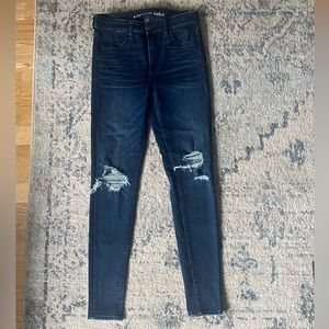 American Eagle ripped Jeggings